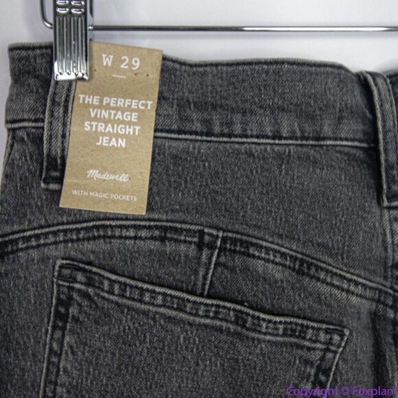 NEW Madewell The Perfect Vintage Straight Jean in Meaford Wash,size 29 - Picture 12 of 16